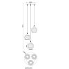 Xia Globo-15754-3H függeszték