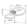 Marlenne Globo-48046D2 mennyezeti lámpa