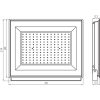 Grun 150W 14250lm 4000k IP65 Kanlux 31395 reflektor