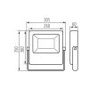 FL Agor Led 150W 18000lm 4000k IP65 Kanlux 33471 reflektor