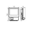 IQ-LED FL 10W 1200lm 4000k IP44 Kanlux 33885 reflektor