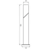 Laven 80cm E27 Kanlux 36545 kültéri állólámpa