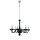 I-Alfiere/8 Nero Luce Design csillár