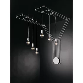 I-Habitat-Pl6 Bco Luce Design függeszték