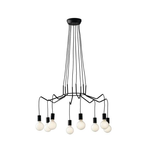 I-Habitat-S8 Ner Luce Design függeszték