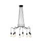 I-Habitat-S8 Ner Luce Design függeszték