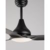 Samoa mennyezeti ventilátor lámpa fekete NL-5267302
