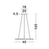 Livorno LED NL-8107402 függeszték