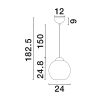 Midori NL-9009243 függeszték