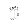 Boxy NL-9030151 kültéri fali lámpa
