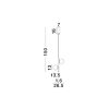 Nuvole LED NL-9061436 függeszték