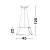 Volcano függeszték LED NL-9077882