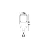 Zeva LED NL-9090756 kandeláber lámpafej