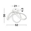 Truno LED mennyezeti lámpa NL-9104712