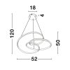 Menton LED függeszték NL-9147111