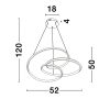 Menton LED függeszték NL-9147112