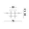 Atomo LED mennyezeti lámpa NL-9180636