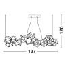 Nebula LED függeszték NL-9186814