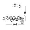 Nebula LED NL-9186902 függeszték