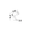 Stal LED NL-9203115 reflektor