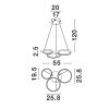 Magnus LED NL-9248115 függeszték