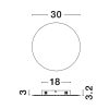 Cyrcle LED NL-9248153 fali lámpa