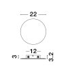 Cyrcle LED NL-9248155 fali lámpa