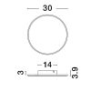 Cyrcle LED NL-9248157 fali lámpa