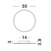 Cyrcle LED NL-9248158 fali lámpa