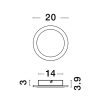 Cyrcle LED NL-9248159 fali lámpa