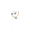 LED profil NL-9254105 led szalag profil 2m