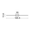 Azure LED NL-9267020 fali lámpa
