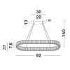 Aurelia LED NL-9333073 függeszték