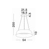 Alba LED NL-9345658 függeszték