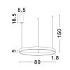 Elowen LED NL-9345663 függeszték