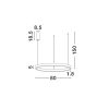 Elowen LED NL-9345665 függeszték