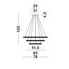 Nager LED függeszték NL-9481093