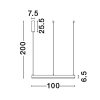 Motif LED NL-9530208 függeszték
