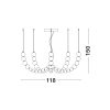 Perla LED NL-9695203 függeszték