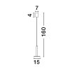 Palencia LED NL-9695226 függeszték