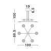 Scope LED NL-9695254 függeszték