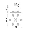 Scope LED NL-9695255 függeszték