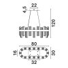Argo LED NL-9756715 függeszték