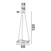 Odrey LED NL-9756717 függeszték