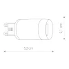 LED fényforrás Nowodvorski-8447 G9 330lm 4000K