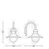 Raindrop Philips 8718696169872 kültéri fali lámpa
