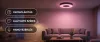 Infuse Hue L led mennyezeti lámpa fekete Philips 8718696176528