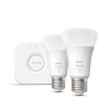 Hue E27 White 9.5W 2db szett led fényforrás Philips 8719514289116