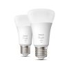 Hue E27 White 9.5W 2db led fényforrás Philips 8719514289192