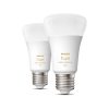 Hue E27 6W White Ambiance 2db szett led fényforrás Philips 8719514328242